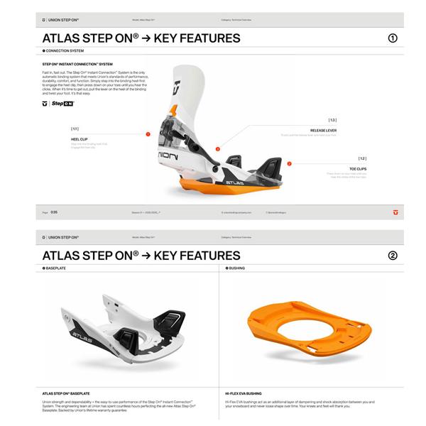 25-26 【 UNION 】 ユニオン ビンディング ATLAS STEP ON アトラス