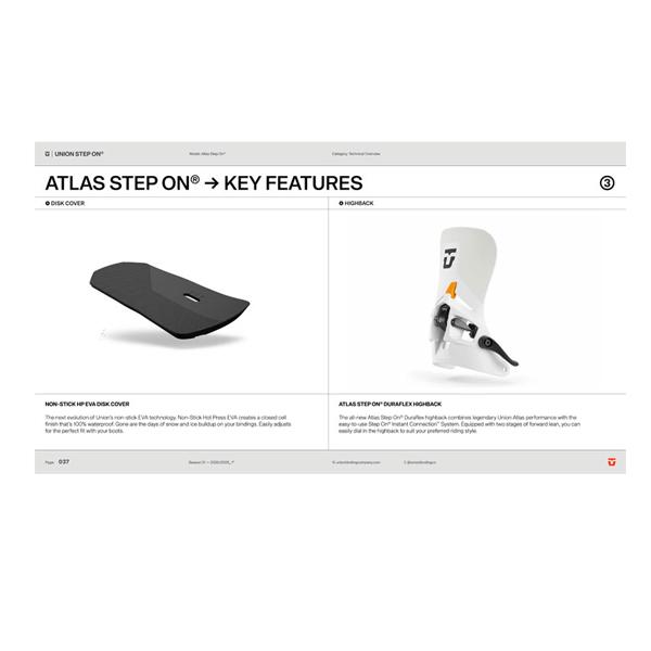 25-26 【 UNION 】 ユニオン ビンディング ATLAS STEP ON アトラス
