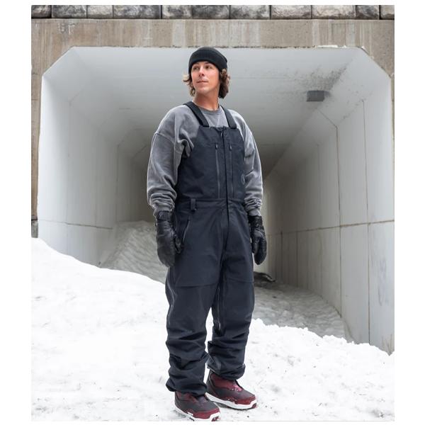 25-26 【 VOLCOM 】   ボルコム   ANYOX GORE-TEX PRO SHELL BIB     ゴアテックス プロ シェル ビブパンツ  BLACK  Mサイズ 正規販売店の画像
