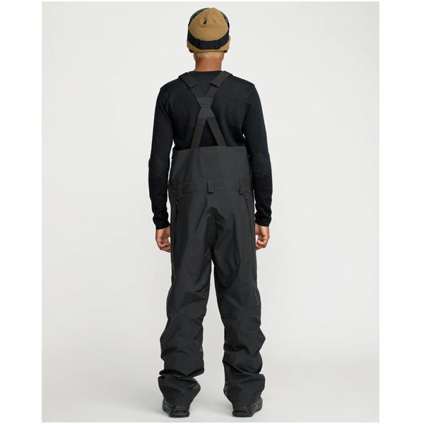 25-26 【 VOLCOM 】   ボルコム   ANYOX GORE-TEX PRO SHELL BIB     ゴアテックス プロ シェル ビブパンツ  BLACK  Mサイズ 正規販売店の画像