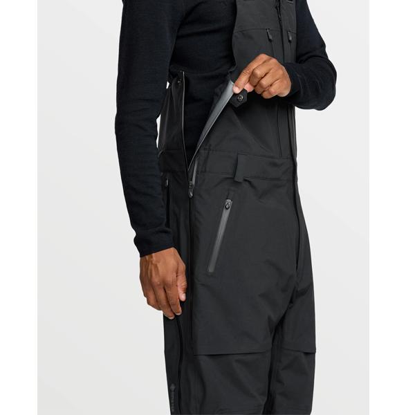 25-26 【 VOLCOM 】   ボルコム   ANYOX GORE-TEX PRO SHELL BIB     ゴアテックス プロ シェル ビブパンツ  BLACK  Mサイズ 正規販売店の画像