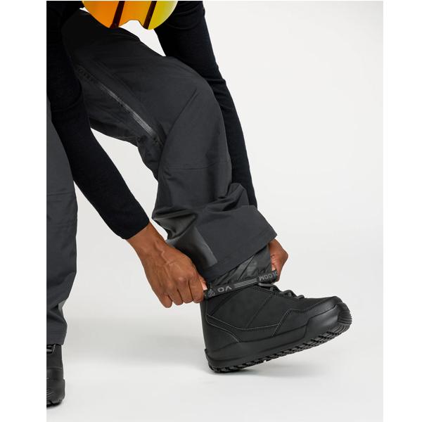 25-26 【 VOLCOM 】   ボルコム   ANYOX GORE-TEX PRO SHELL BIB     ゴアテックス プロ シェル ビブパンツ  BLACK  Mサイズ 正規販売店の画像