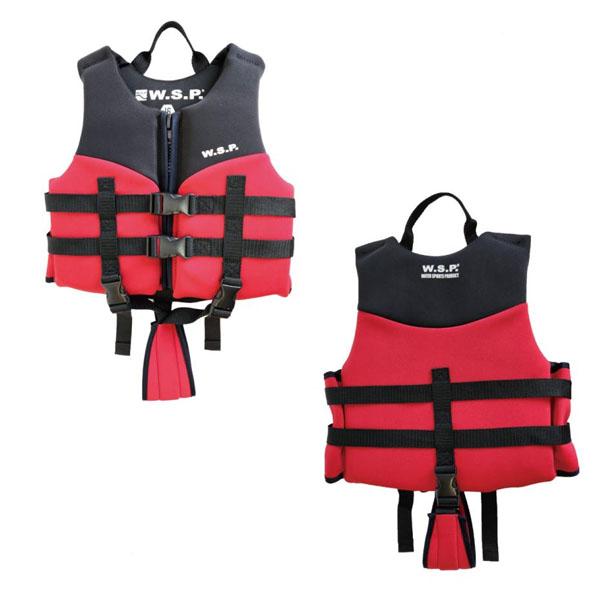 【 W.S.P. 】　ダブルエスピー 　 JUNOIR FLOATING VEST 　ジュニア フローティング ベスト　　RED　　ライフジャケット子供用　　正規販売店 |  | 01