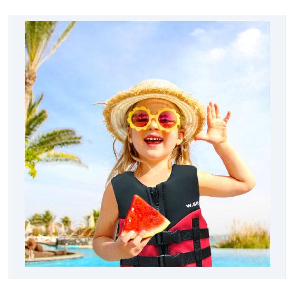 【 W.S.P. 】　ダブルエスピー 　 JUNOIR FLOATING VEST 　ジュニア フローティング ベスト　　RED　　ライフジャケット子供用　　正規販売店 |  | 05