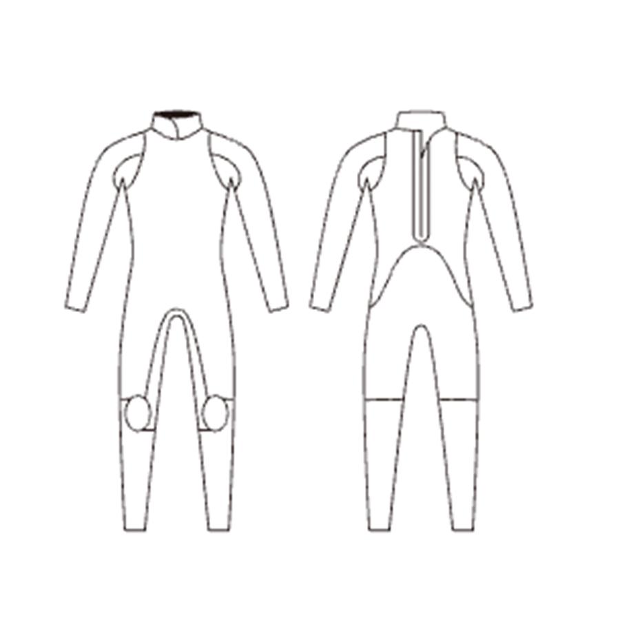 【 DOVE 】 ダブ ウェットスーツ　LIMITED BACKZIP(3*3) 　リミテッド・バックジップ・セミドライ　既存ウェットスーツ 3×3mm　168cm Mサイズ　　正規販売店 |  | 08