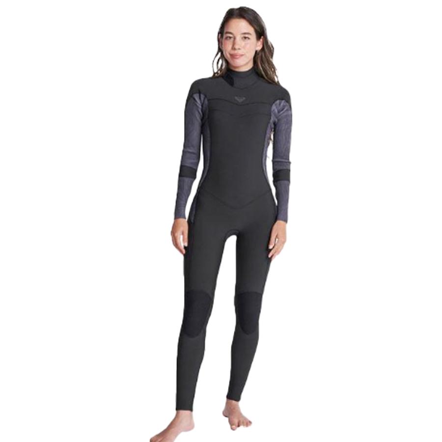 【 ROXY 】 ロキシー 　3/2mm SYNCRO BZ FULLSUIT　フルスーツ　レディース　既存ウェットスーツ　Sサイズ　BLACK　2022年　春夏　新品　正規販売店 | ROXY | 01