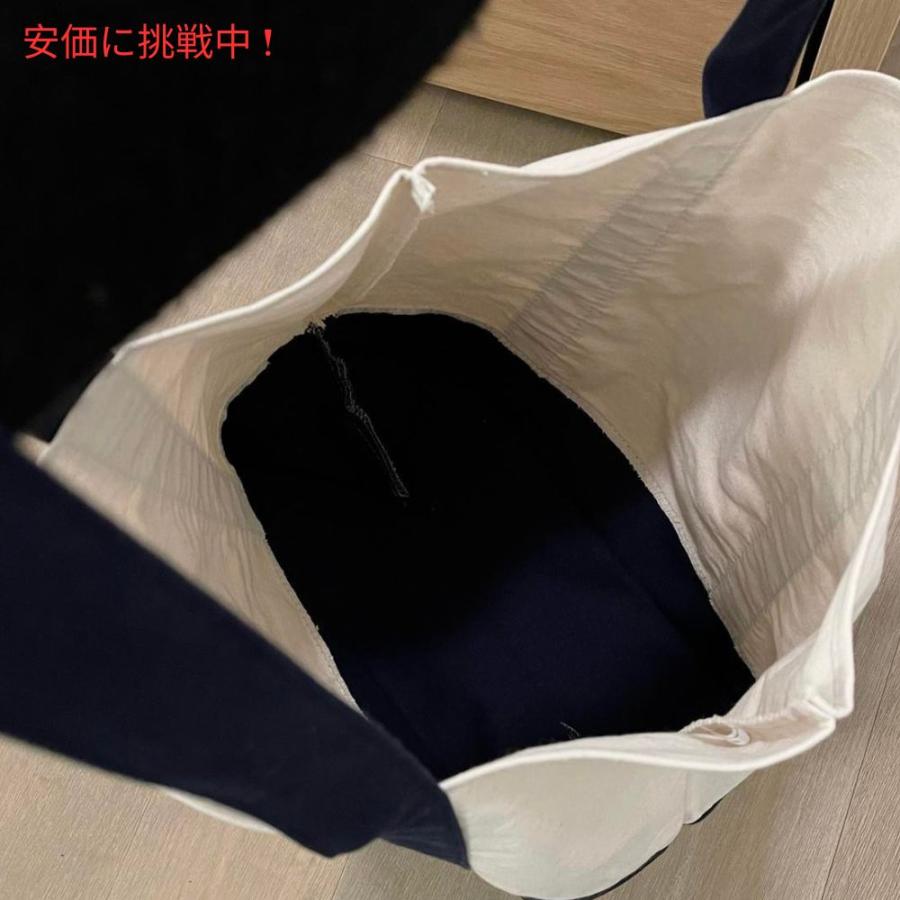 【並行輸入品】Trader Joe's トレーダージョーズ　キャンバストートバッグ Canvas White/Navy 買い物バック マザーズバッグ |  | 05