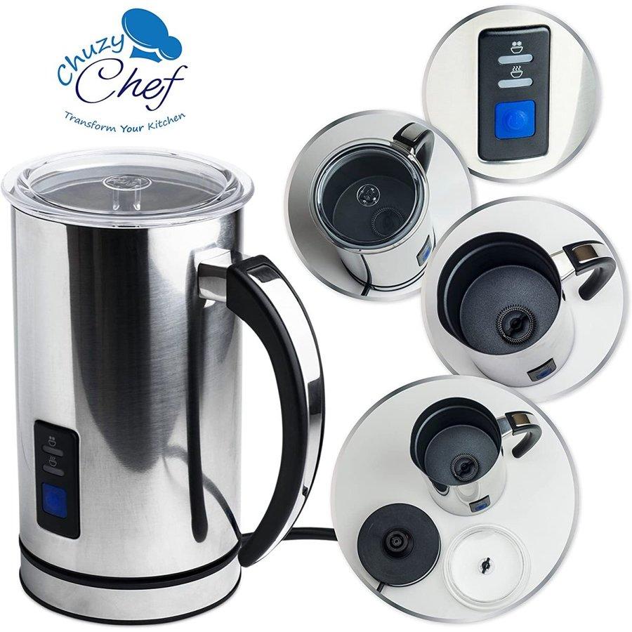 Chuzy Chef チュージーシェフ Electric Milk Frother Steamer Milk Warmer 電動 ミルク泡立て