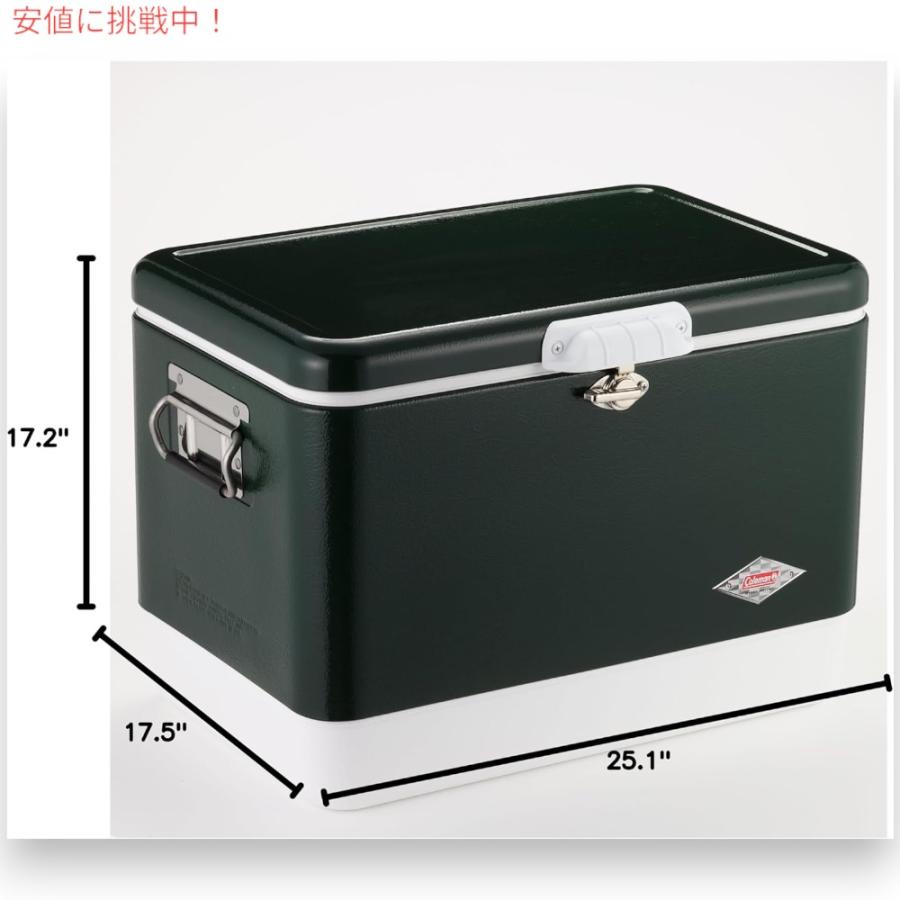 並行輸入品】Coleman コールマン 54QT スチールベルト クーラー 