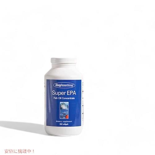 Allergy Research Super EPA Fish Oil Concentrate 200 soft gels / リサーチ