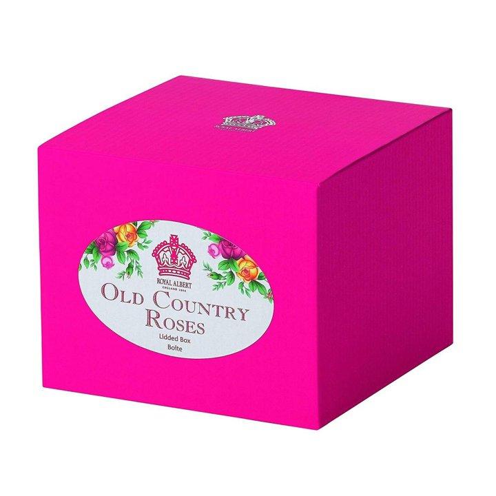 【並行輸入品】ロイヤルアルバート Royal Albert 旧国 ローズ ティー パーティー キャディー マルチ 入れ物 雑貨 品 ア_1