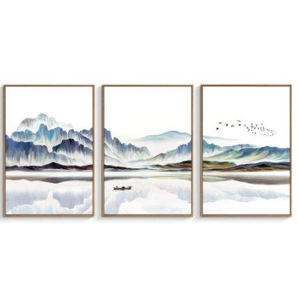 【並行輸入品】絵画アートNWTwall deco キャンバスアート 3pc Natural インテリア アメリカ輸入雑貨 海外雑貨 アの画像
