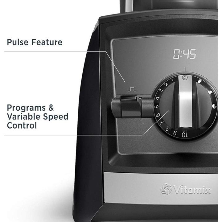 【並行輸入品】Vitamix バイタミックス ブレンダー A2500 アセントシリーズ 64oz ブラック Ascent Series Smart Blender Blackの画像