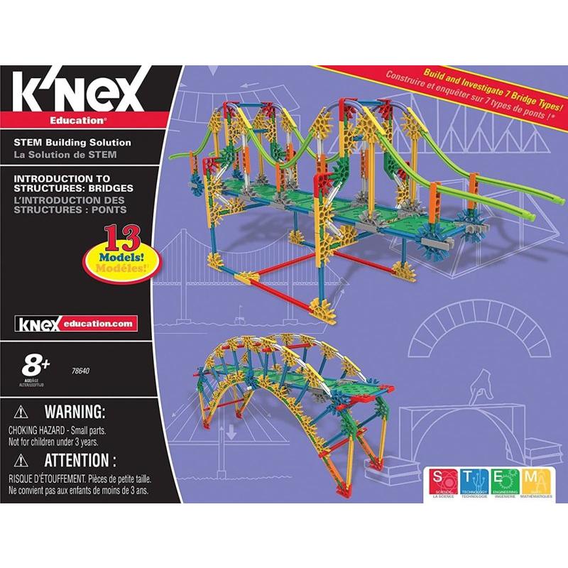 【並行輸入品】ケネックスエデュケーション K’NEX Education 組み立て入門 橋セット (207ピース) 78640 教育玩