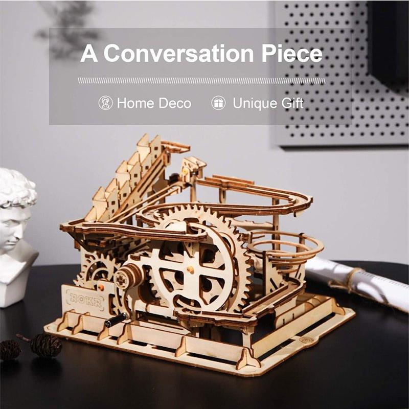 並行輸入品】ROKR マーブルラン ROKR Marble Run 水車コースター 3D