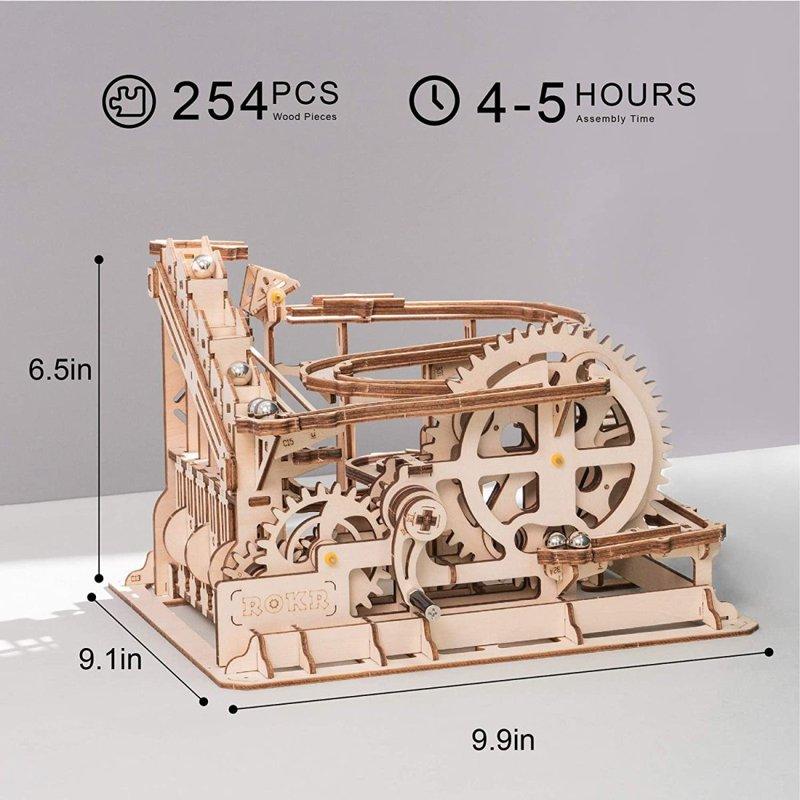 並行輸入品】ROKR マーブルラン ROKR Marble Run 水車コースター 3D