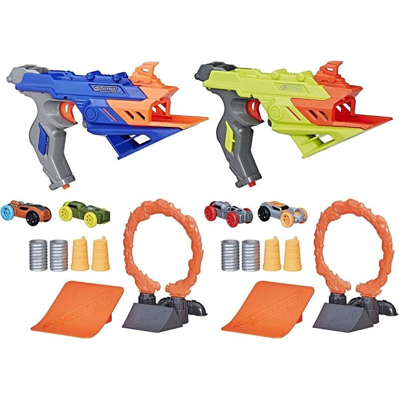 【並行輸入品】ナーフ おもちゃのミニカーセット 部品 NERF C0817 ニトロ DuelFury 鉄砲 車_1