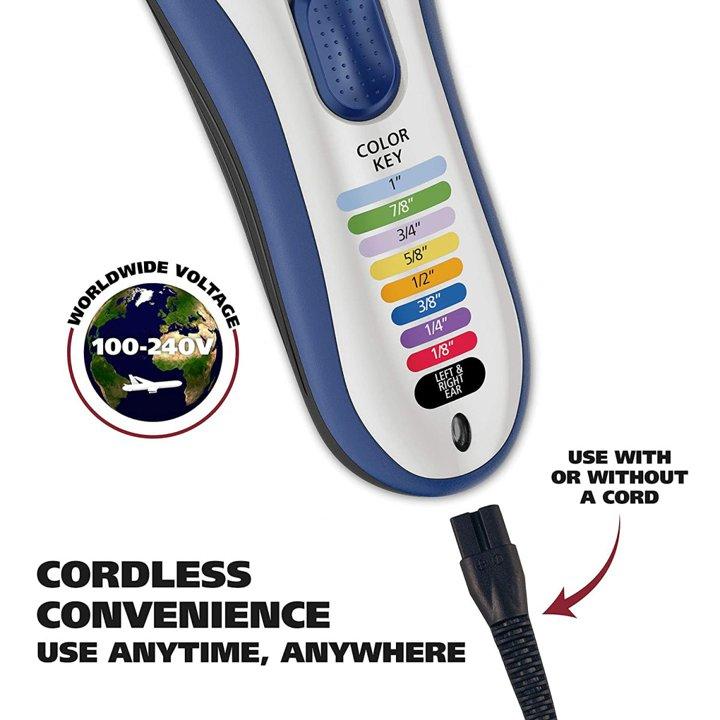 ウォール カラープロ 充電式ヘアクリッパー＆トリマー Wahl 9649