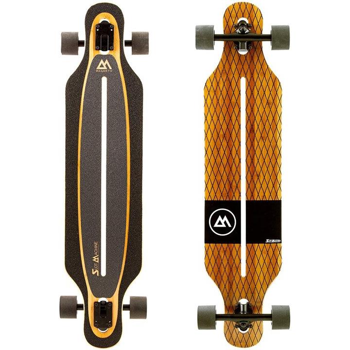 Magneto ロングスケートボード Amazon.com : Magneto 44-inch Kicktail Cruiser Longboard