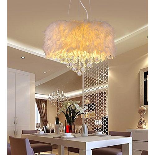 並行輸入品】シャンデリア Surpars House 奇抜 ホワイトフェザー