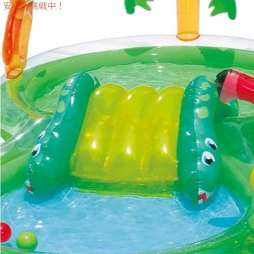 【並行輸入品】キリンさんプール　すべり台付きプール　家庭用プール スライド付き Summer Waves　すべり台プール　アメリカおもちゃ　輸
