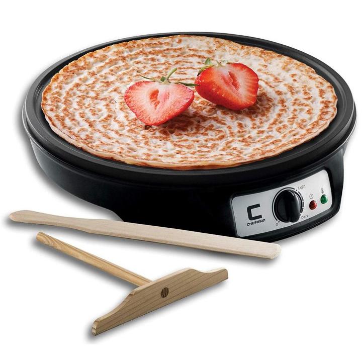 電気クレープメーカー Chefman Electric Crepe Maker Griddle クレープ作りツールセ...メタストア ヤフー店