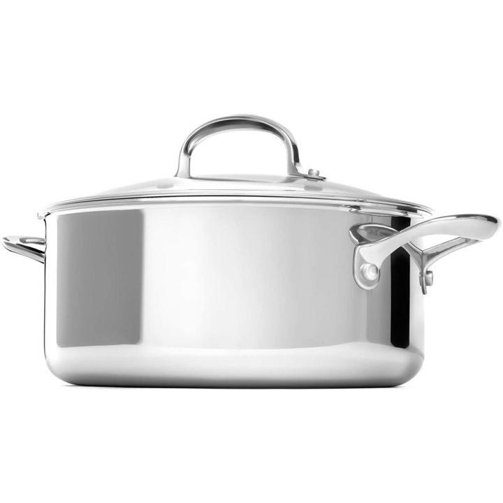 【並行輸入品】オクソー 鍋 OXO CW000976-003 ステンレス プロ仕様 5クオート ダッチオーブン対象 がお届_1