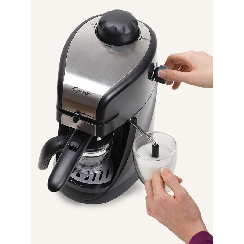 エスプレッソ・カプチーノメーカー 本格エスプレッソ抽出を楽しもう☕〉 アイコニックなデザインで