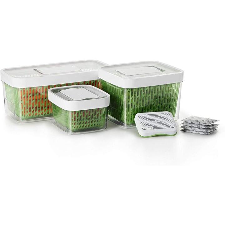 【並行輸入品】オクソー グリーンセーバー OXO 21117701 ラージ グリーン 野菜保存用器 フードキーパー がお届の画像