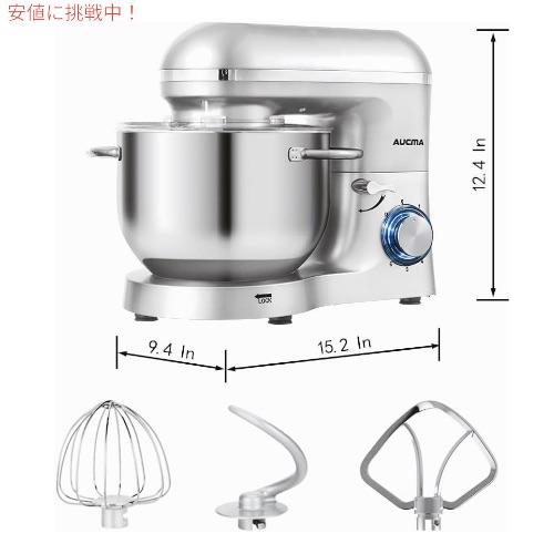 【並行輸入品】Aucma スタンドミキサー 6.5クォート チルトヘッド 660W 6段階スピード キッチン家電 ミキサー Stand Mixer,6.5-QT_3