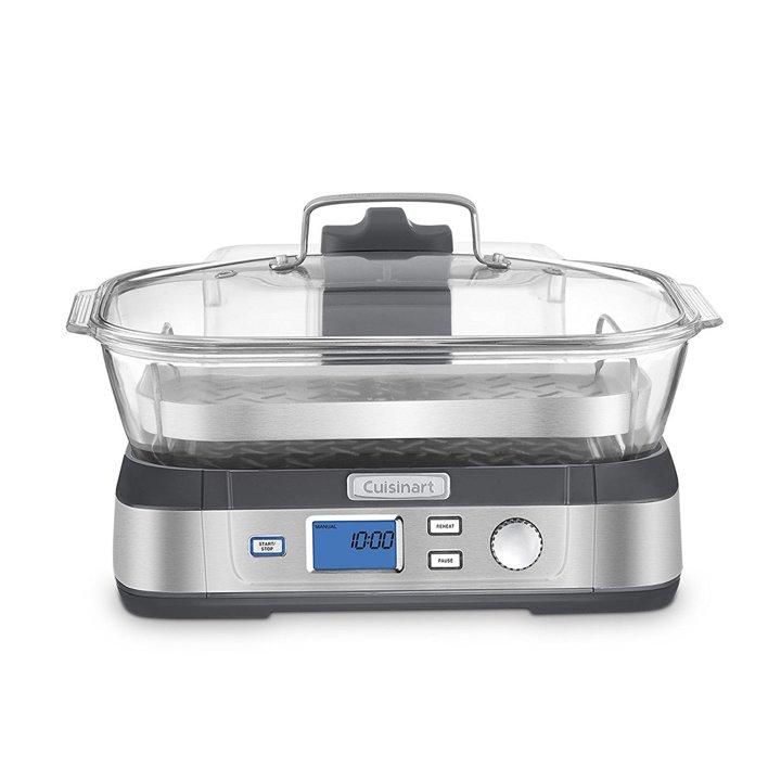 Cuisinart STM-1000 ガラススチーマー ステンレス 並行輸入品】Cuisinart クイジナート STM-1000 ステンレス製