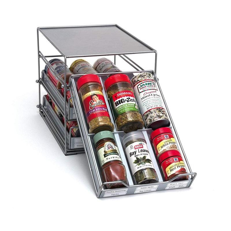 【並行輸入品】3層引き出しラック Lipper International 8720 調味料整理ラックの画像