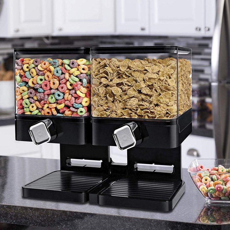 ZevROガチャガチャディスペンサー式食品保存容器 3色セット 並行輸入品】Zevro KCH-06134 Compact Dispenser ゼブロ ドライフード
