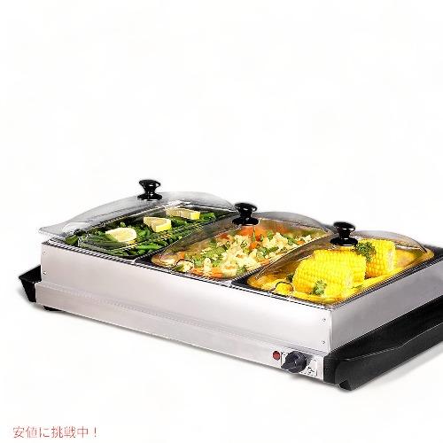 【並行輸入品】Elite Gourmet エリートグルメ 食品ウォーマー 保温 蓋付き ビュッフェスタイルサーバー EWM-6171 |  | 07