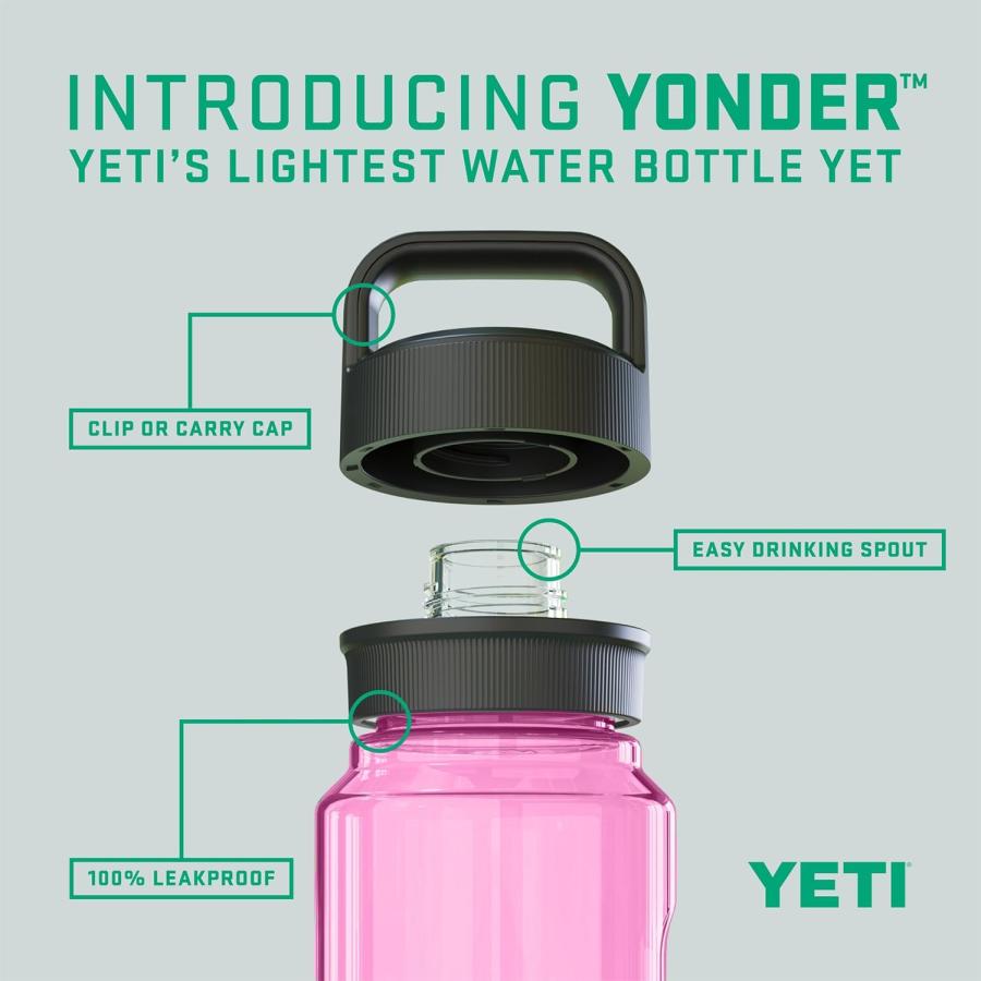 購入 [限定カラー] YETI YONDER 600 ML / 20 OZ プラスチック ウォーター ボトル イエティ 水筒 Power Pink パワーピンク