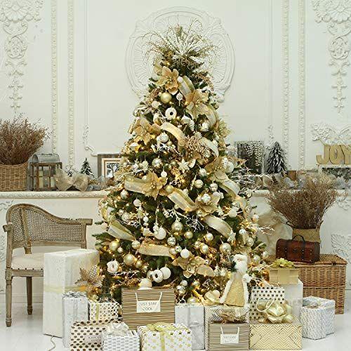 【並行輸入品】クリスマスツリー ボールオーナメントセット ゴールデン 119ピース Ogrmar クリスマス装飾品_5