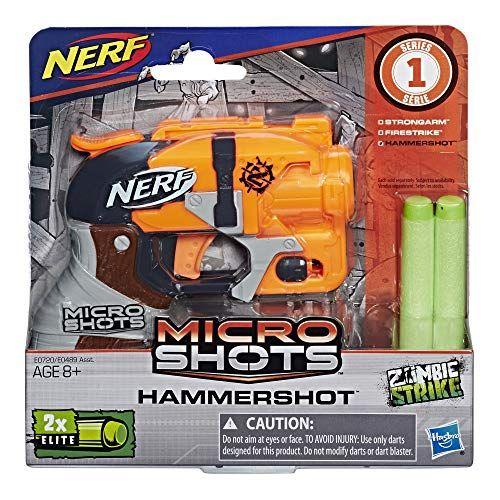 【並行輸入品】ナーフ マイクロショットハンマーショットブラスター＆コンバット Nerf Microshots Hammershot ア |  | 01