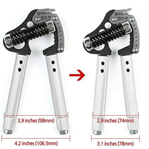 GD) IRON GRIP EXT 90 ハンドグリップ (25~90kg) 握力 GD) IRON GRIP EXT 90 ハンドグリップ (25~90kg) 握力