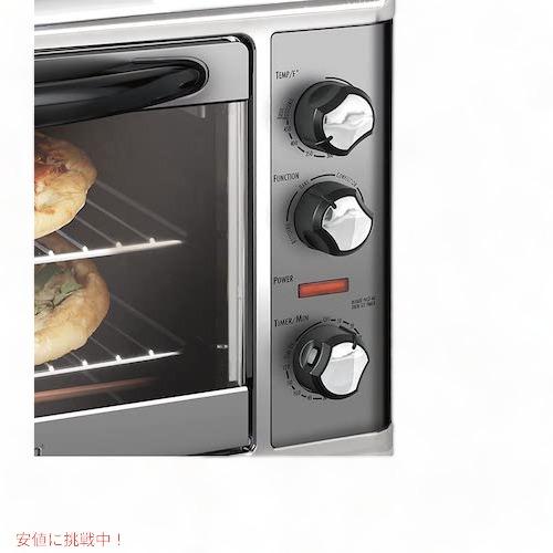 【並行輸入品】ハミルトンビーチ カウンタートップ コンベクションオーブン エクストララージ トースター ロティサリー Hamilton Beach Extra-Large 31107D_2