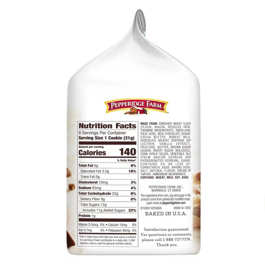 Pepperidge Farm Montauk Soft Baked Milk Chocolate Cookies 8.6oz