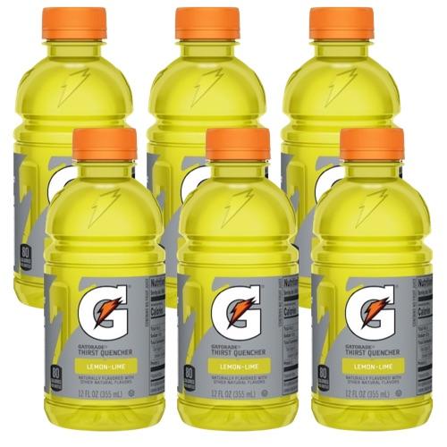 並行輸入品】【お得な6本】Gatorade Lemon Lime Sports Drink