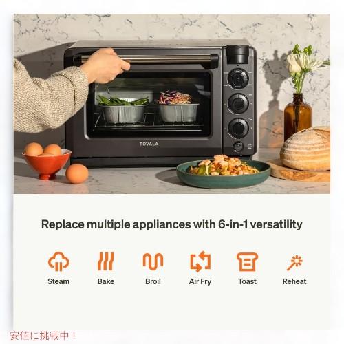 【並行輸入品】トバラ Tovala スマート オーブン プロ 6in1 カウンタートップ Smart Oven Pro 6in1 Countertop Convection Oven_1