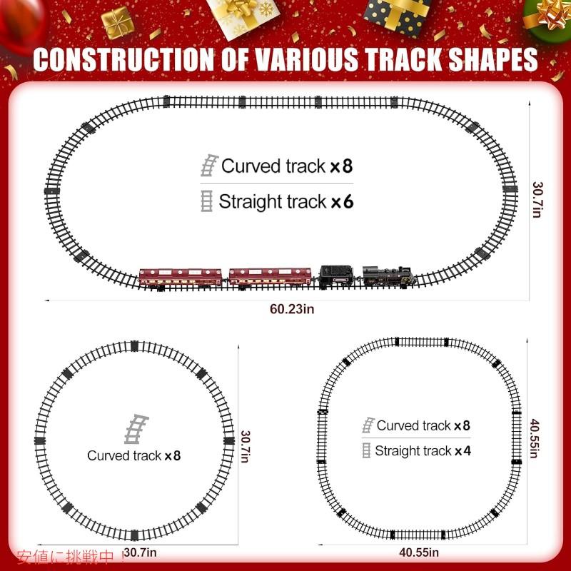 並行輸入品】エレクトリック トレイン 蒸気機関車 鉄道模型玩具