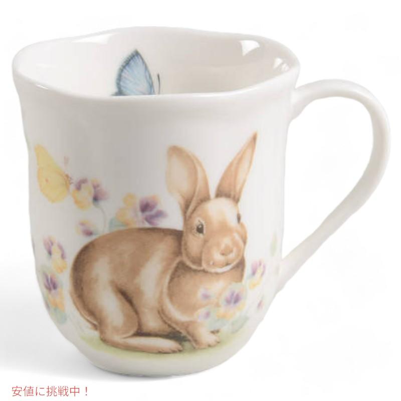 【並行輸入品】Lenox レノックス 894154 バタフライメドウ バニー マグ 4個セット 894154 Butterfly Meadow Bunny Mugs 2.25cmの画像