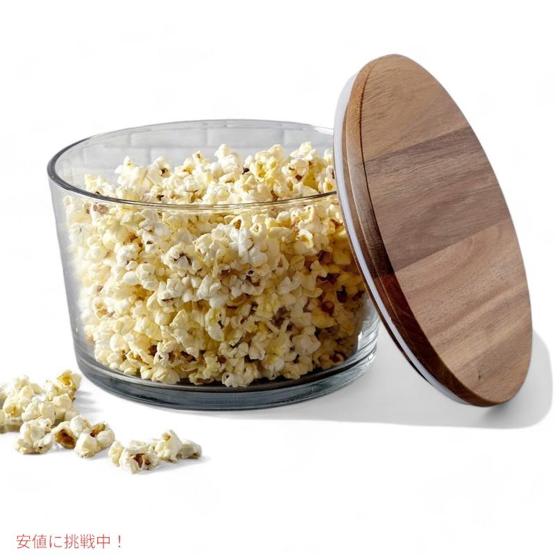 並行輸入品】Anchor Hocking 蓋付きガラストライフルボウル 3リットル