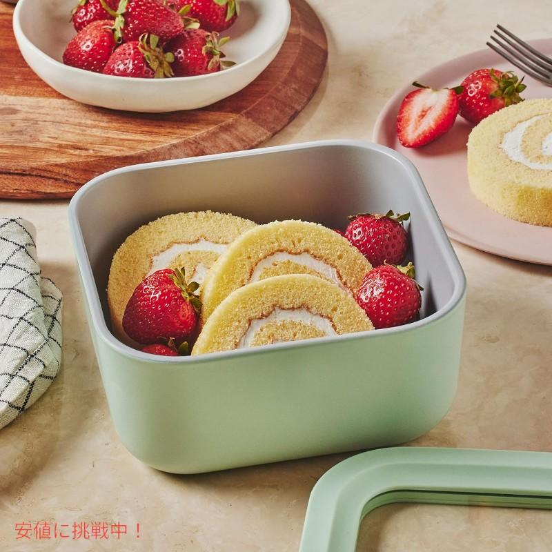 【並行輸入品】Caraway キャラウェイ ノンスティック 4.4 Cup Food Container Ceramic Coated Cream 食品容器 セラミック コーティング クリームの画像