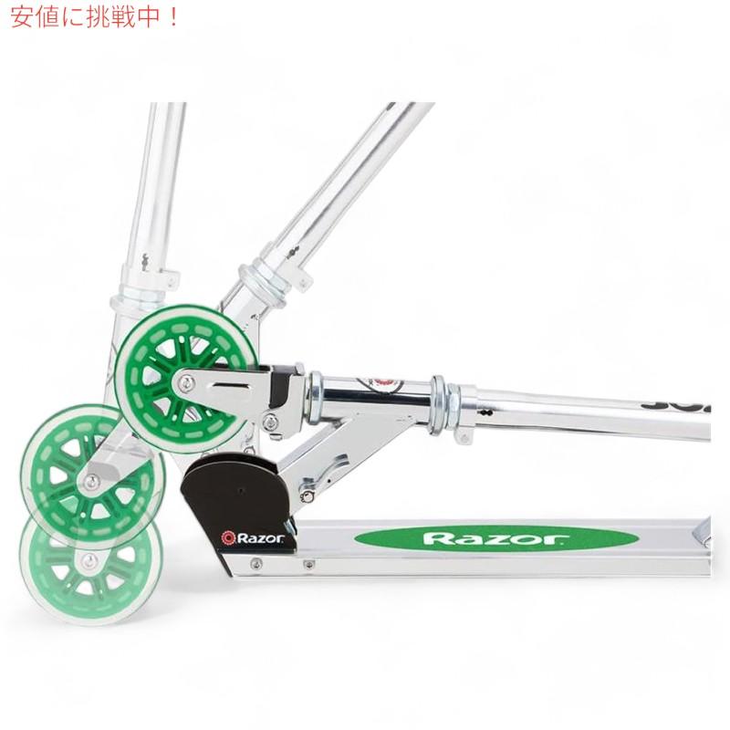 Razor A3 Scooter レイザーA3スクーター ?Lightweight Kick Scooter for Kids 子供用キックスクーター Green｜drplus｜07