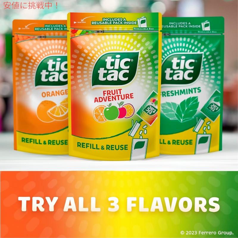 並行輸入品】Tic Tac ティックタック Fruit Adventure Mints 17.2 Oz