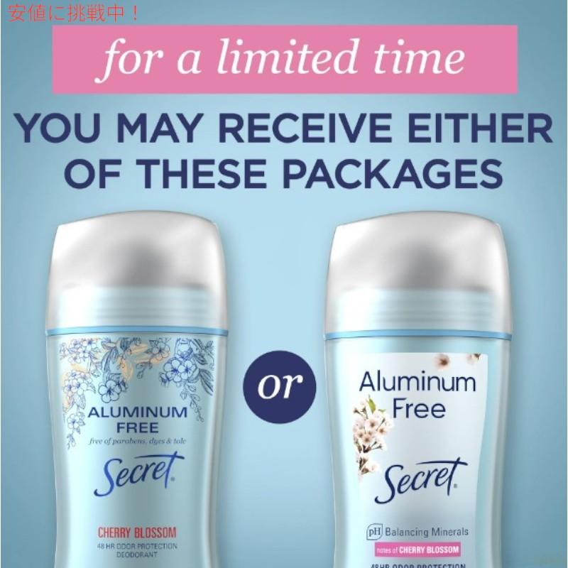 Secret シークレット Aluminum Free Deodorant for Women 2.4oz Secret シークレット Aluminum Free Deodorant for Women 2.4oz