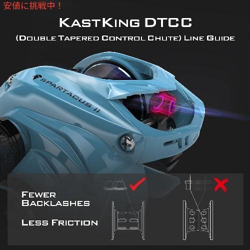 【並行輸入品】KastKing カストキングSpartacus II Baitcasting Fishing ReelスパルタカスII ベイトキャスティング リール Spindrift -Right Handの画像